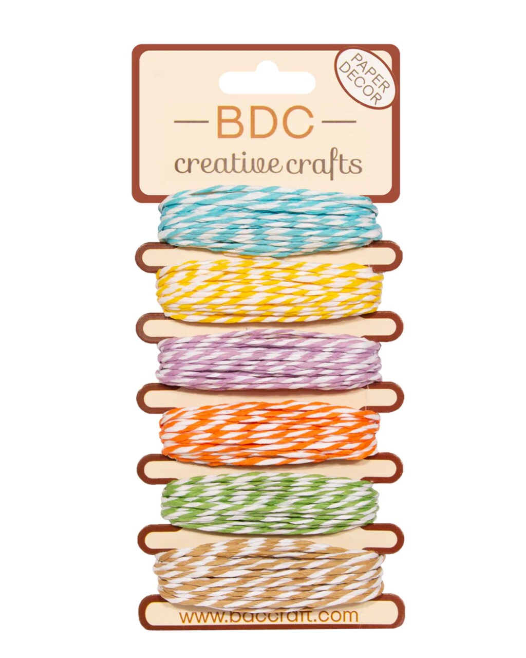 Hemptique Paper Twine Card Set Eco Friendly Sustainable Naturally Grown Jewelry Bracelet Making Paper Crafting Scrapbooking Bookbinding Mixed Media Crocheting Macrame Seasonal Holiday Gift Wrapping Outdoor Gardening
